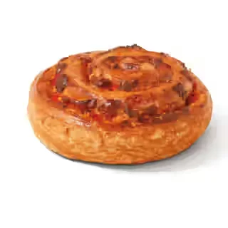 Red Pepper and Swiss Savoury Pinwheel
